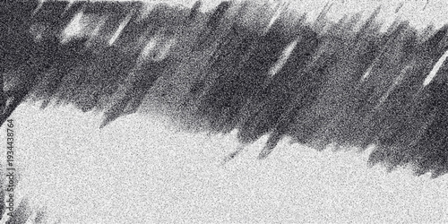 Abstract monochrome textured background with rough, jagged dark gray lines and shapes against a speckled light gray surface, evoking a raw and energetic artistic feel