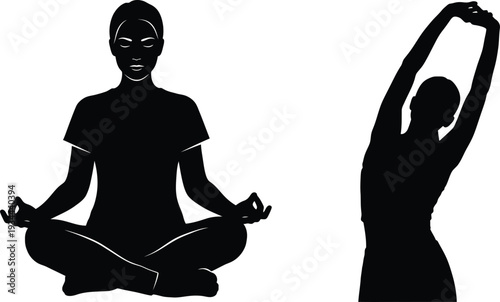 Yoga poses for mind and body harmony