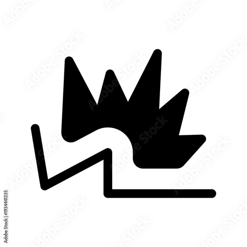 Shocked Mark Icon Vector Symbol Design Illustration