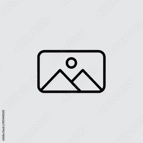 image placeholder gallery outline icon