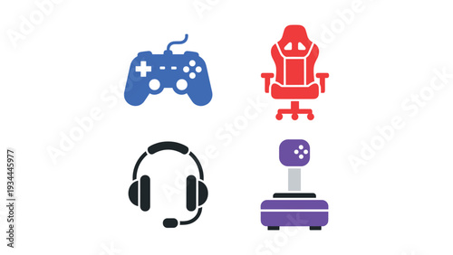 Iconic gaming accessories and controller set for a complete gaming experience