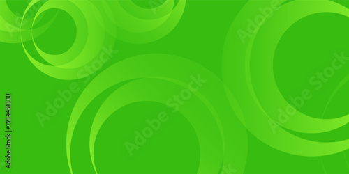 Abstract green circle background trendy. Fluid shapes composition. vector design concept elegant modern