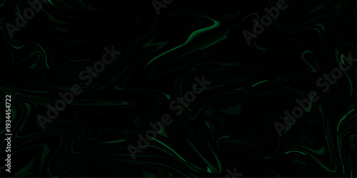 Vector Abstract swirls of emerald light dance across a dark canvas, creating a mesmerizing visual symphony of color and form.