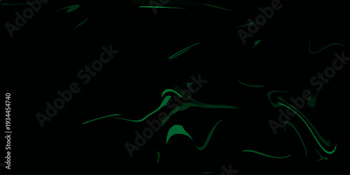 Vector Swirling, emerald-hued, ethereal fluid dynamics against a stark black backdrop. An exploration of movement, energy, and form, perfect for scientific or artistic visualizations.