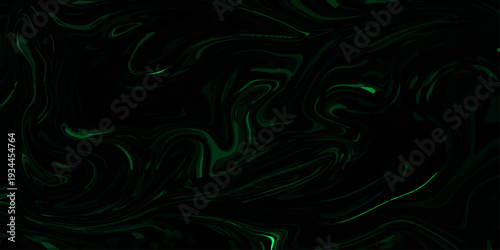 Vector Swirling emerald luminescence dances through a dark abyssal realm, a captivating fusion of fluidity, intrigue and mystery.