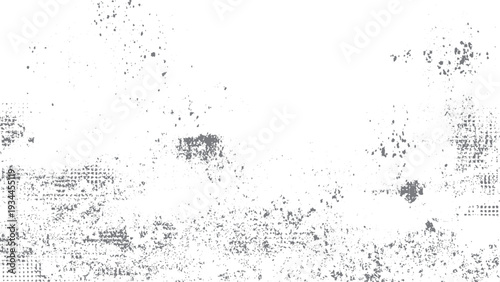 Abstract error shapes with grainy texture. Monochrome glitched geometric grunge design. 