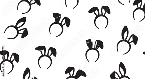 Black and white diamond ring illustrations on white background