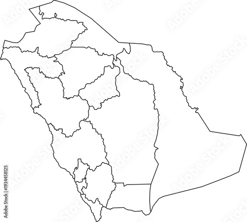 map of saudi arabia