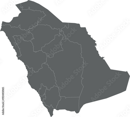 map of saudi arabia