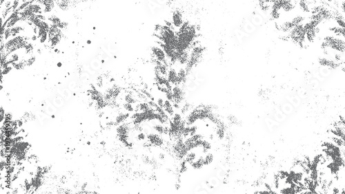 Minimal distressed overlay with old film look. Stylish monochrome grunge background vector. 