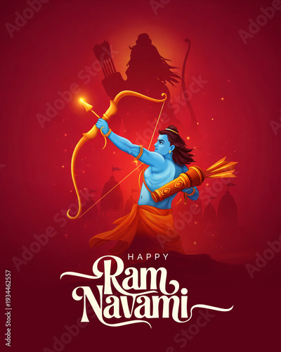 Happy Ram Navami Poster Design