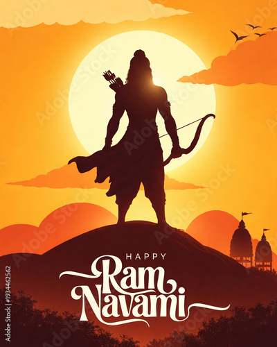 Happy Ram Navami Poster Design