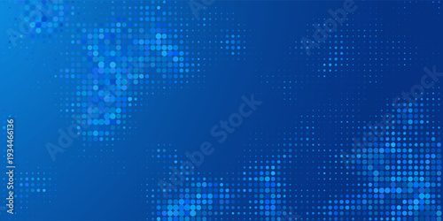 Blue Tech Finance Fintech Background Abstract Pixel Pattern. Abstract Business Tech Science Random Squares Mosaic Vector Backdrop.vector design eps10