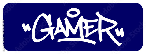 Professional Gamer Graffiti Tag Signature for Esports and Streaming Identity.