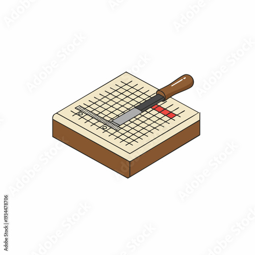 Isometric Detailed Illustration Soldering Iron Electrical Component Circuit Board Electronics