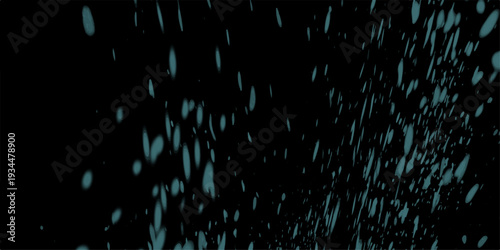Wall terrazzo texture dark blue stone granite black background .Cyan color scattered heavy grunge texture, blue grey dark background of school blackboard. Vector illustration template. 