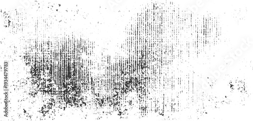 Black and white distressed texture with vertical lines and scattered grunge