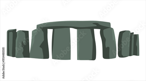 Ancient monument stonehenge in england Vector