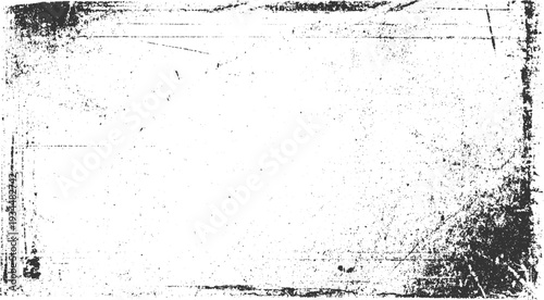 Black and white textured grunge background with distressed overlay and scattered speckles