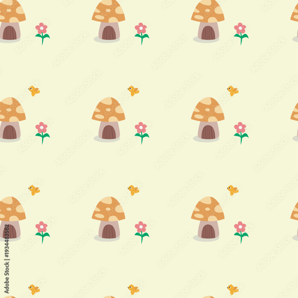 Fototapeta premium mixed seamless pattern