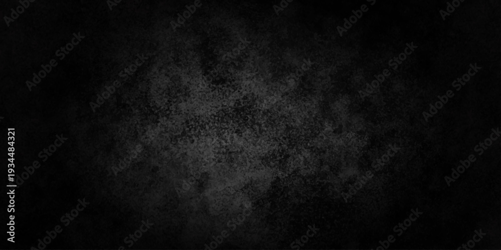 Fototapeta premium Dark black grunge stone concrete cement wall in retro concept background. dust overlay texture. black paper texture. black background backdrop studio, cement concrete wall texture. blackboard texture.