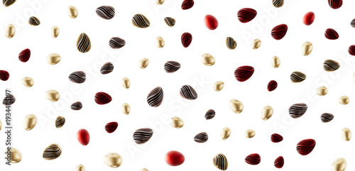 Abstract pattern with gold ...