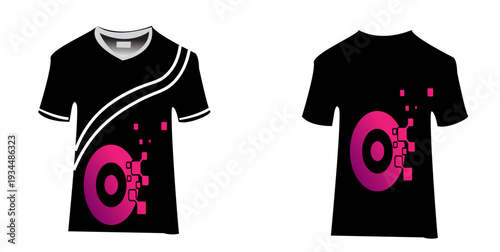 pink color background pattern for sport jersey design mockup