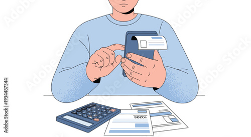 Buisnessman  in vector with white background