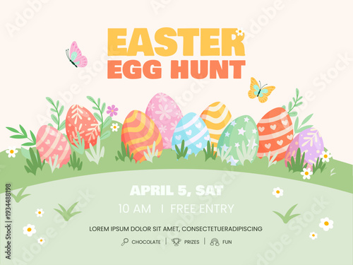 Easter Egg Hunt Even Flyer