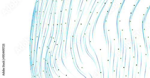 Abstract design of flowing ...
