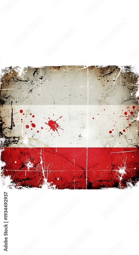Fototapeta premium Grunge Austria Flag.