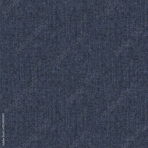 Seamless Dark Rinse Denim Texture Pattern – Deep Jean Fabric Background