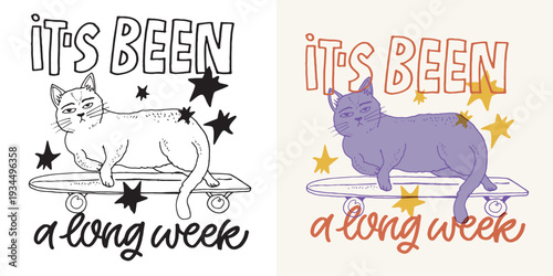 Funny hand drawn doodle lettering quote about  pet lovers. Lettering for t-shirt design, mug print, bag print, clothes fashion. 100% hand drawn vector image.