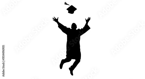 Young adult celebrating graduation day.