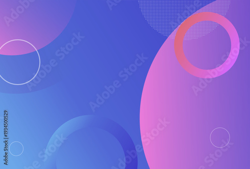 Colorful round modern background vector