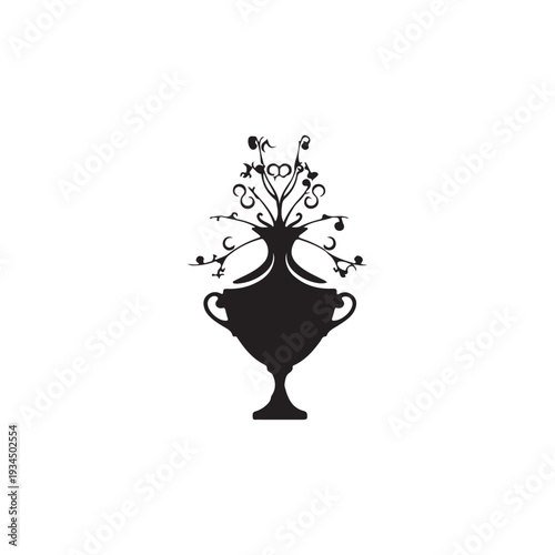 Beautiful design silhouette vector illustration design.