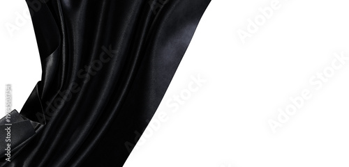 Sophisticated black fabric ...