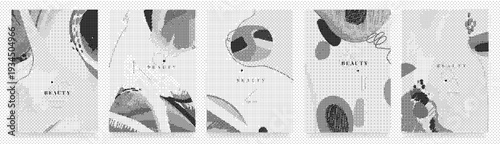 Transparent background images with various black and white designs showcased