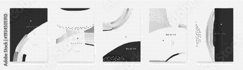 A set of various yoga poses in different sequences and positions for flexibility and balance