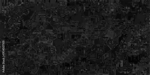 Dark abstract background with intricate organic fluid patterns and a chaotic, textured surface for unique graphic design and digital art