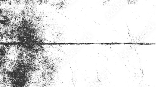 Grungy distressed paper texture with horizontal crease and scattered dark speckles grunge background