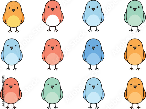 Fresh raw beef and pork meat steaks in black plastic tray packaging with paper sticker and barcode, flat vector illustration