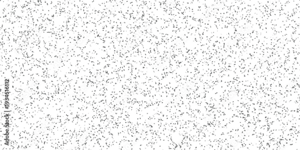 Fototapeta premium Abstract Gray Speckle Texture Background with Scattered Irregular Geometric Particles on White Surface