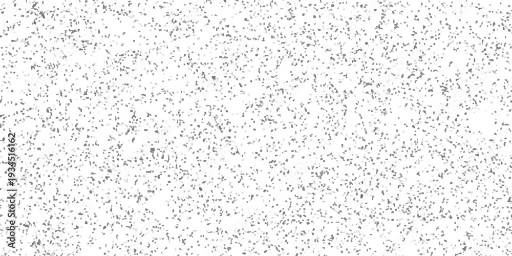 Fototapeta premium Dense Gray Speckle Pattern Texture with Random Irregular Geometric Shapes Overlay on White for Background Use