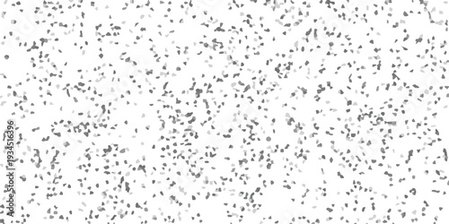 Random distribution of small irregular gray mosaic pieces on a white canvas for design use vector illustration
