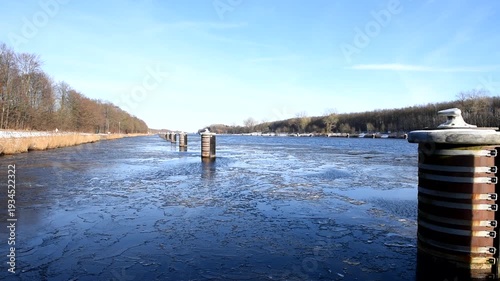 Der vereiste Nord-Ostsee-Kanal 2026