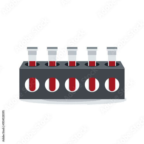 Blood Test Tubes Rack Medical Laboratory Research Science Healthcare