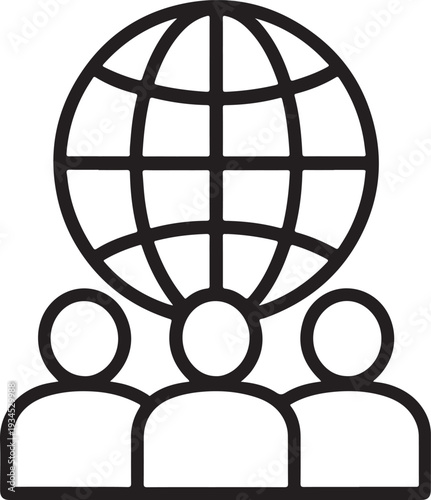 Global Community People Icon