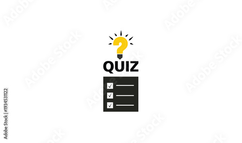 Quiz icon design