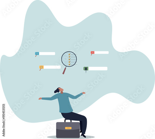 Search or discover new information, find new job or career available, research and analyze information, SEO website optimization, searching.human life and situation.